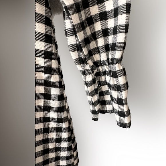 Black and white gingham print dress size small - Picture 4 of 5